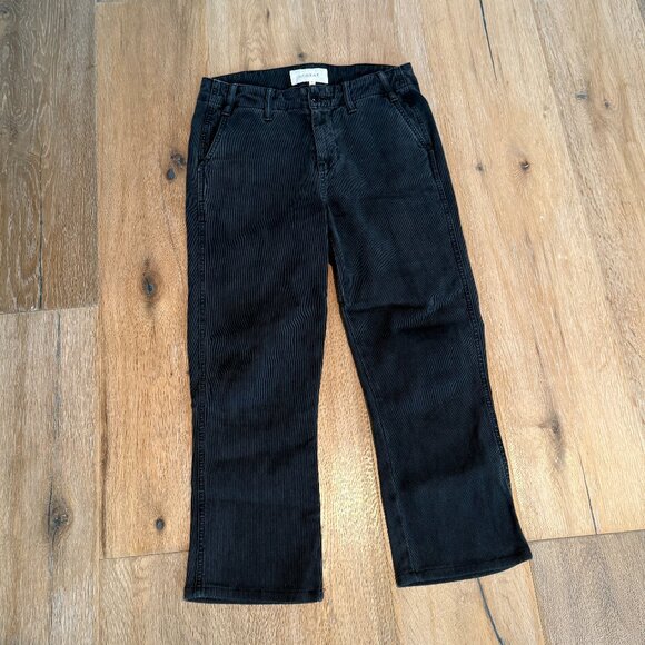 THE GREAT. Pants - The Great Women's Corduroy Pants Dark Gray 26